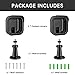 [2 Pack] Blink Outdoor Kamera 3rd Wandhalterung Halterung, Blink Kamerahalterung 360° verstellbare Schutzhülle Gehäuse Halterung Standfuß Sockel Zubehör für Blink Kamera System, Schwarz