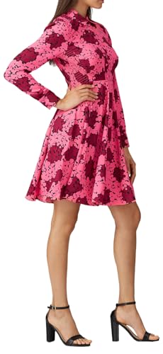 Image of kate spade new york Women's Pink Bubble Dot Smocked Dress
