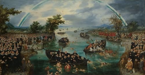 Tableaux sur toile Adriaen Pietersz Van De Venne art moderne mur 60x90cm