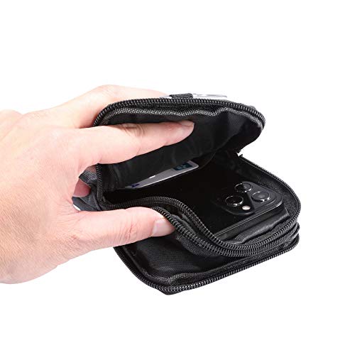 Cell Phone Belt Holster for Men Black Cell phone Belt Clip Pouch Case - Image 3