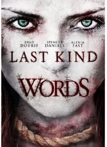Last Kind Words DVD película de terror importada formato Reino Unido para coleccionistas