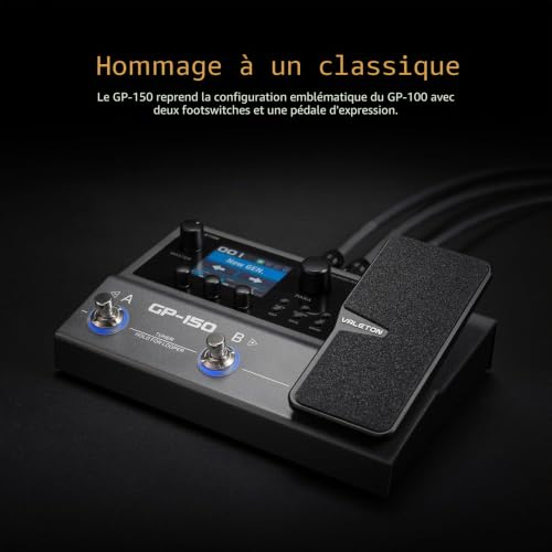 VALETON Processeur Multi-Effets avec 200+ Effets HD, Chargement IR/NAM, Looper 180s, Drums et BT GP-150 – vue 2