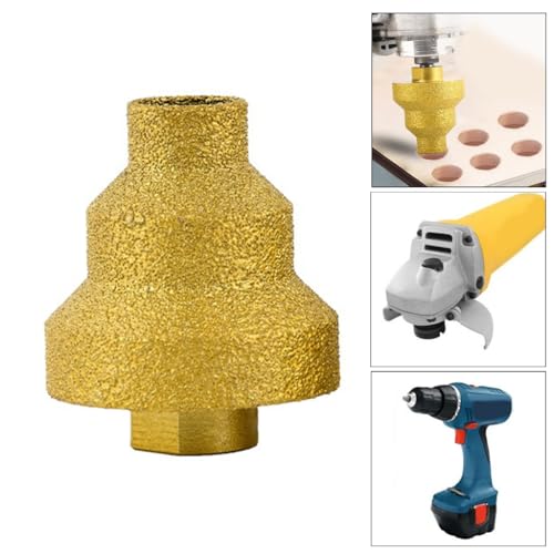 Adrosstoller Step Drill Bit 20-35-50mm, 3-Pack, Cone Drill Bit Hole Opener for Metal, Wood, Concrete, Tile, Marble, Engineered Stone