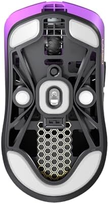 Lamzu Maya Champion Edition Wireless Gaming Mouse, Ultra-Lightweight 45g, Optical Switch, Golden TTC Dust-Proof Encoder, Pixart PAW 3950 IC, 8K Compatible, Compatible with PC/Mac (Purple Shadow) — view 2
