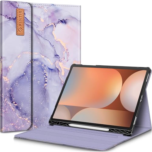 Housse Samsung Galaxy Tab S9 Plus marbre pour travailler et créer en déplacement avec style