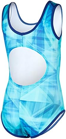 Zagano Badpak voor meisjes, badpakken voor meisjes, badmode voor meisjes, UV -bestendig, gemaakt van comfortabel materiaal, zwempak voor kinderen, 140