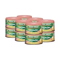 John West Lemon Cracked Pepper Salmon Tempter 95 g, 12 Pack