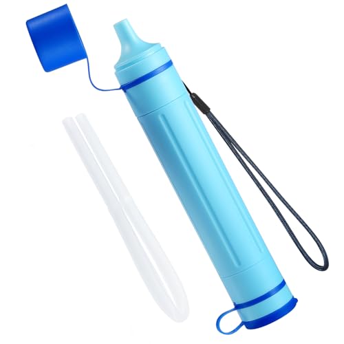 Greeshow Portable Water Filter Straw, Personal Water Filtration System, Replaceable Filter...