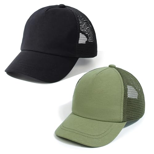 Image of Toddler Boys Baby Girls Baseball Hats Kids Boy Caps Toddler Sun Hats for Summer Adjustable Hat 0-5 T