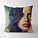 Produktbild Gedruckter quadratischer Kissenbezug Adriana Lima Modellplakat Lisi Velvet Square Throw Kissenbezüge Kissenbezüge mit unsichtbarem Reißverschluss 40x40cm