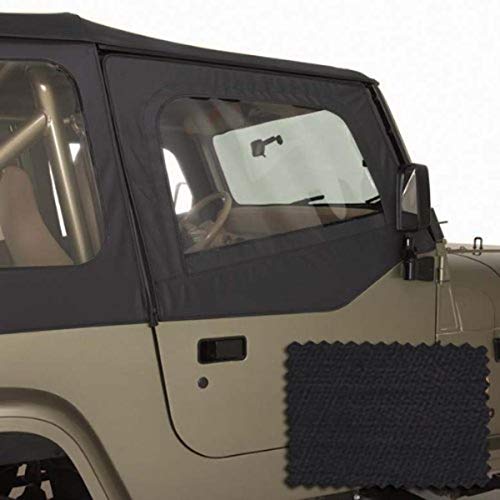 Rugged Ridge Door Kit for Jeep Wrangler YJ | Vinyl, Black Diamond | 13713.35 | Fits 1988-1995 Jeep Wrangler YJ