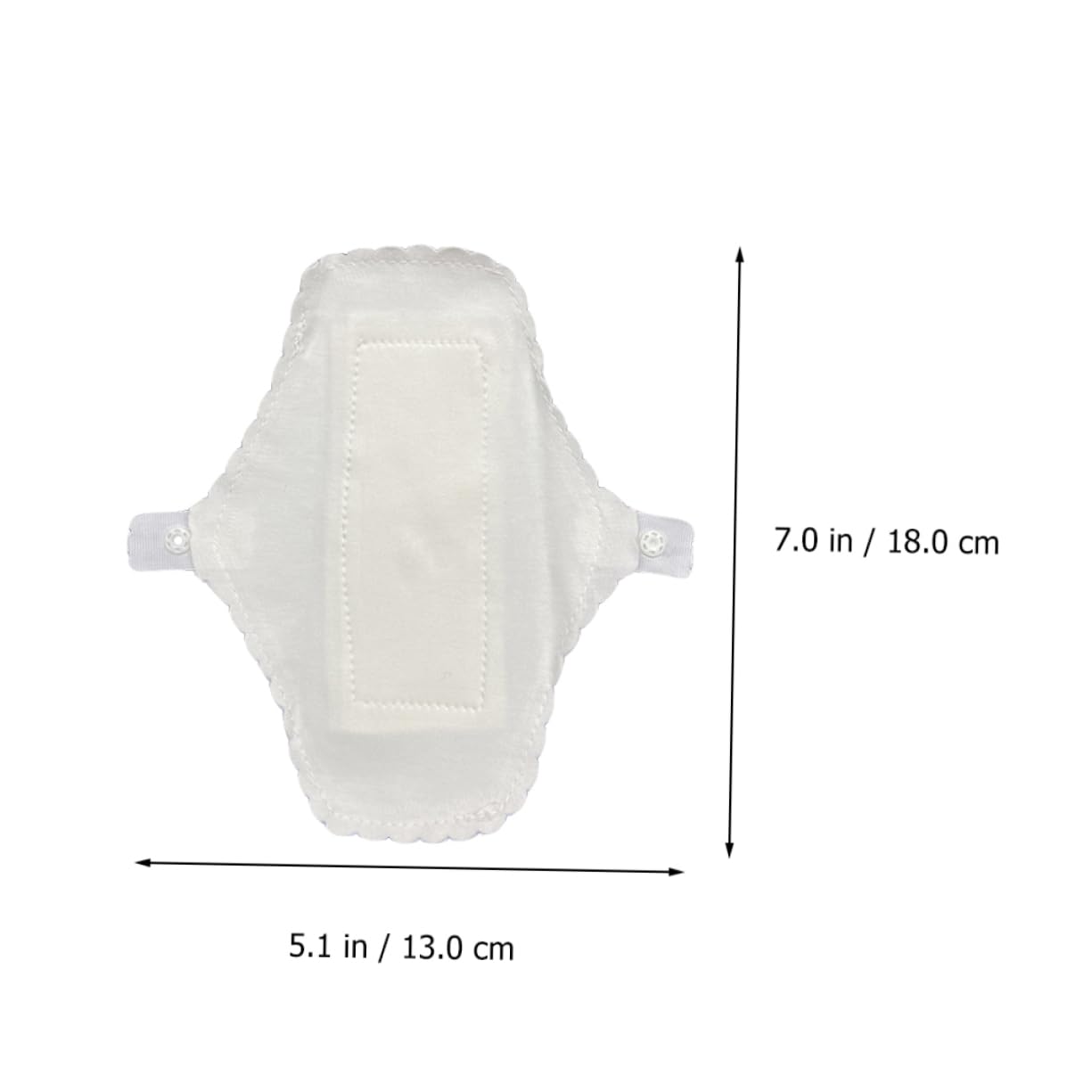 Beaupretty 3 Juegos De Compresas Reutilizables Para La Menstruación De Algodón Absorbente Fáciles De Limpiar 10 Unidades X 3