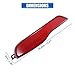 X AUTOHAUX Car Rear Bumper Reflector Light Left Side Driver Side 68105145AC for Jeep Cherokee 2014 2015 2016 2017 2018