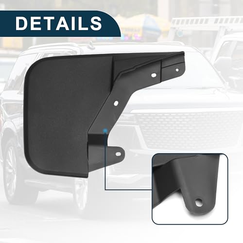 Image of Mud Flap Splash Guard for Cadillac Escalade 2021-2024 Durable | Front Side Mudflaps with Mount Accessor 1 Set