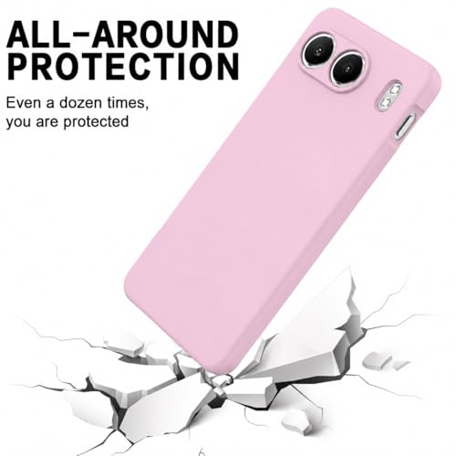 Image of DIZORO Microfiber Candy Compatible for Oneplus Nord 4 5G Smooth Touch Cushion Liquid Soft Silicone Gel Rubber Phone Cases Non-Slip Full Body Protective Shockproof Back Cover - Lilac
