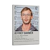Jeffrey Dahmer Poster sur toile pour décoration murale de salon, chambre à coucher 30 x 45 cm