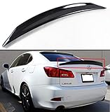 Cuztom Tuning Fits for 2006-2013 Lexus IS250 IS350 ISF JDM Glossy Black Duckbill Duck Tail HIGHKICK Trunk Lid Spoiler