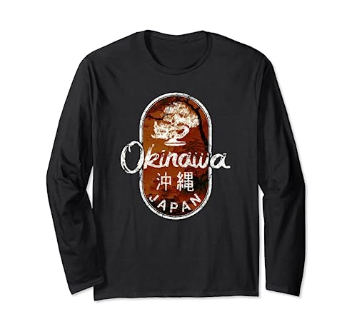 Okinawa Japan Vintage Japanese Long Sleeve T-Shirt