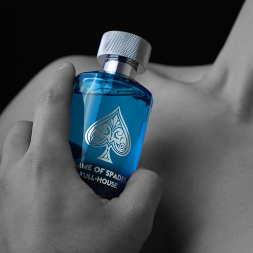 Jo Milano Game of Spades Full House Eau De Parfum Spray | 3.4 oz (100ml) | Cinnamon, Oud Wood, Neroli, Orange, Ginger Scent | Long Lasting Fragrance for Men and Women (Unisex)