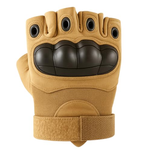 Luvas de Motocicleta de Dedo Cortado com Proteção Antichoque