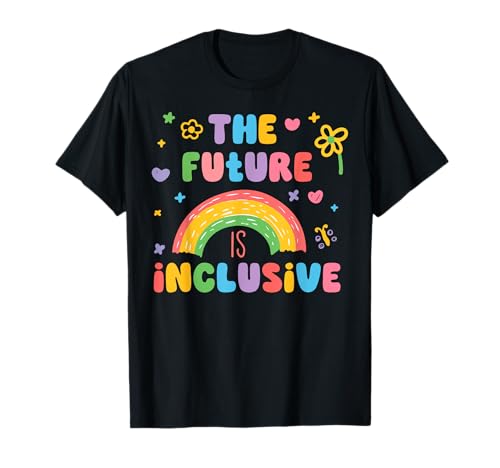 Future is Inclusive Rainbow Pride Month per bambini LGBTQ+ Maglietta
