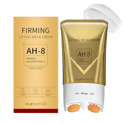 Firming Neck Cream, AH-8 Firming Neck Roller Cream, Tightening Lotions for Crepey Skin Body Care Comfort, Moisturizing, Tightening Lotions for Skin Care and Repair (1PC, 4.23 Oz)