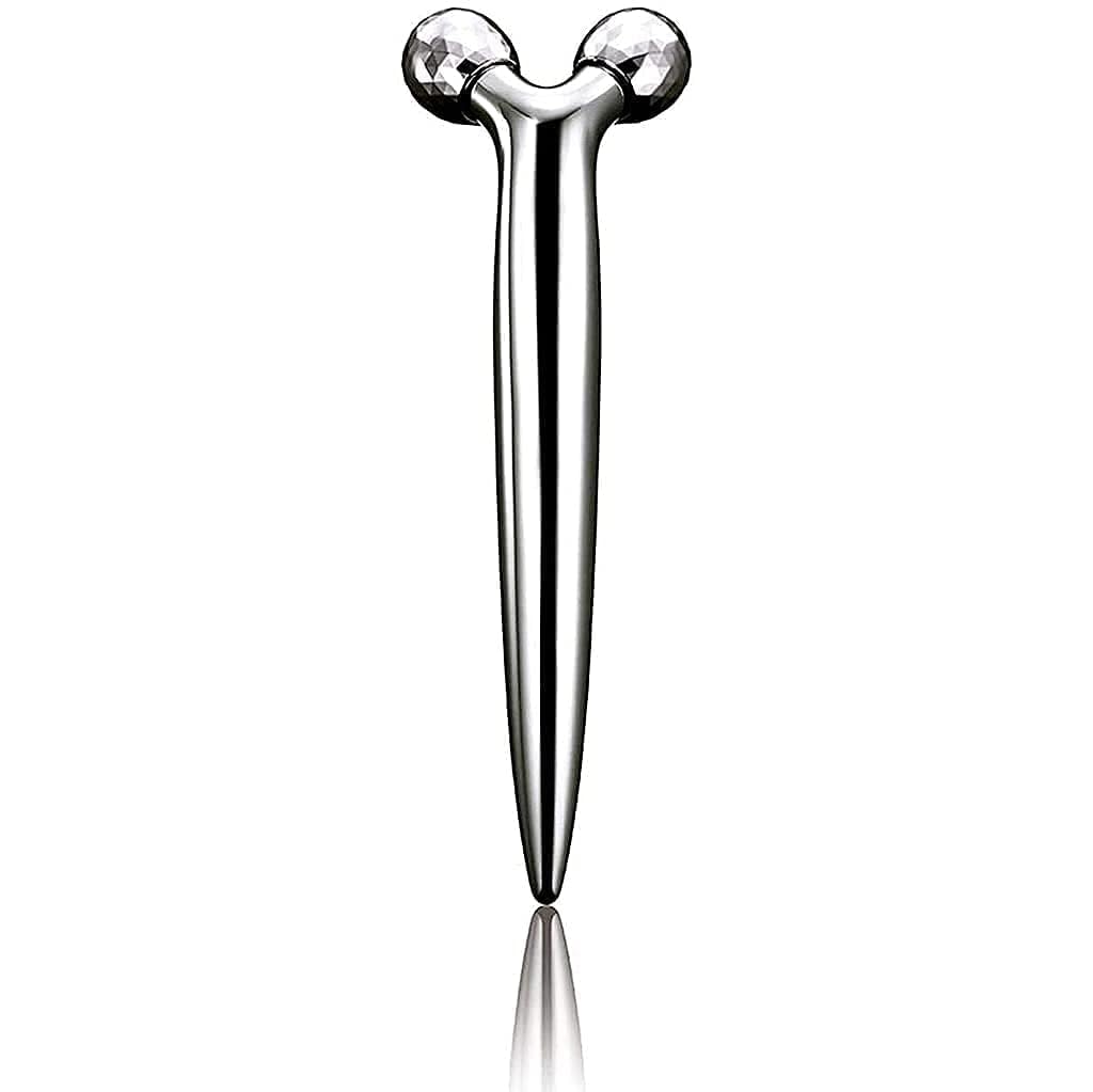 SILENCIO Mini Manual 3D Long Y Shape Massager Roller 360 Rotate Wrinkle Remover Full Body Massager For Pain Relief And Relaxation Face (Silver) (BIG) (B0CYXB55ZP) Amazon Price History, Amazon Price Tracker