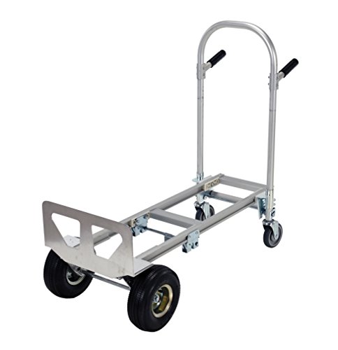 Carretilla convertible Vestil de aluminio 500 lb capacidad miniatura 2
