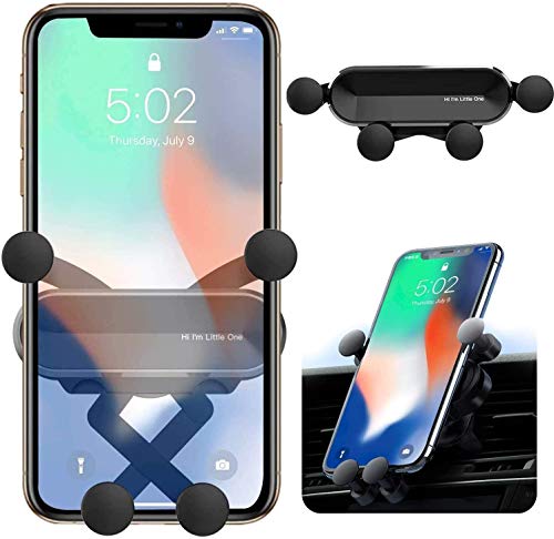 ORYCOOL Support Téléphone Voiture, Gravité Porte Telphone Voiture, Universel Support Smartphone Voiture, Support à Grille d'Aération avec Rotation 360°, pour Phone12/12 Pro, Samsung(4.7 ''- 6.8 '')