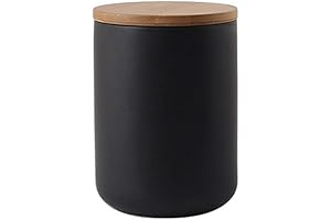 Modern Ceramic Bathroom Tampon Holder with Lid