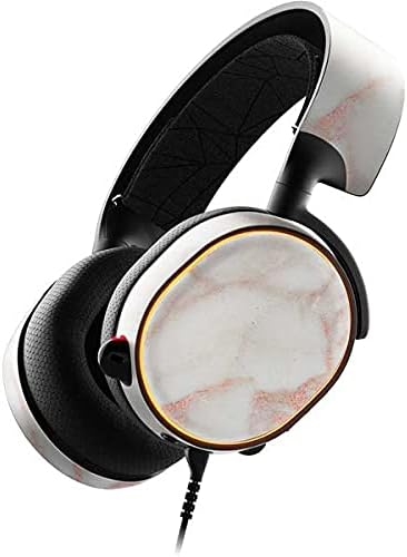 Skinit Decal Skin for SteelSeries Arctis 5 - Skinit Originally Designed Rose Gold Marble Design