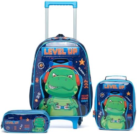 Kit Infantil Mochila Lancheira Estojo Escolar Reforçada