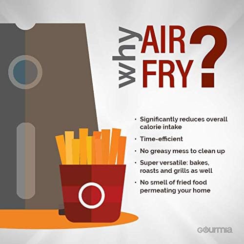 Infographic explaining benefits of air frying