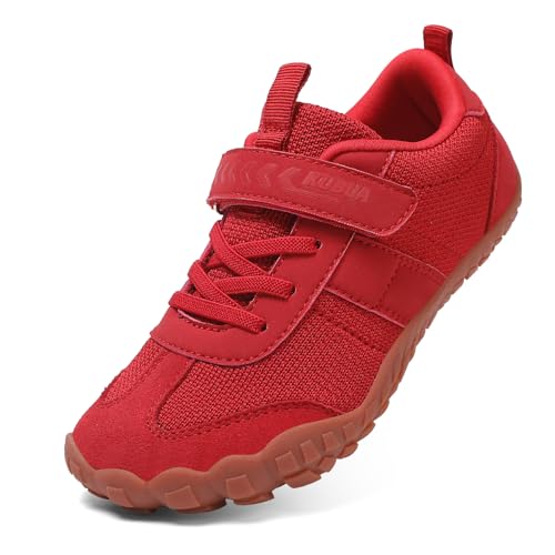 Image of KUBUA Kids Barefoot Shoes Boys Girls Wide Toe Box Zero Drop Sneakers | Breathable Lightweight, Reinforced Toe, Minimalist, Hiking, Tennis, Running, Walking, School, Toddler, Little Kid, Big Kid