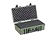 Monoprice Weatherproof Hard Case - 22in x 14in x 8in, OD Green with Customizable Foam, Shockproof, IP67