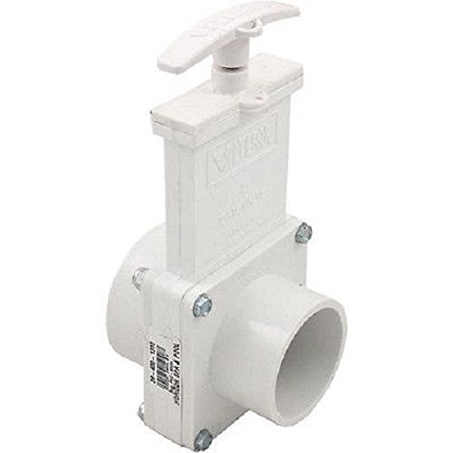 Valterra 6202 PVC Gate Valve, White, 2