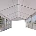 Outsunny Carpa de Jardín Cochera Gazebo 6x4m Pergola Cenador Pabellón 4 Paneles...