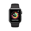 Apple Watch Series 3 [GPS 38mm] Smart Watch w/Space Gray Aluminum Case & Black Sport Band. Fitness & Activity Tracker, Heart Rate Monitor, Retina Display, Water Resistant