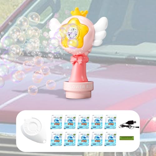 Machine à bulles d'extérieur rechargeable pour jeu d'eau et pelouse