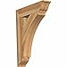 Ekena Millwork BKT06X30X38THR01RWR Thorton Traditional Rough Sawn Bracket, 6" Width x 30" Depth x 38" Height, Western Red Cedar