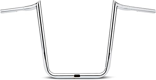 LA Choppers LA-7353-18 - Manillares Hefty Prime Ape de 1-14 pulgadas, altura de 18 pulgadas, cromado