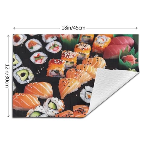 Set de table Sushi en PVC chic et lavable pour sublimer vos repas
