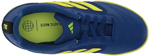 Adidas Boy's Super Sala 2 Soccer Shoe, Team Royal Blue/Team Solar Yellow/White, 1.5 Little Kid #TOP4