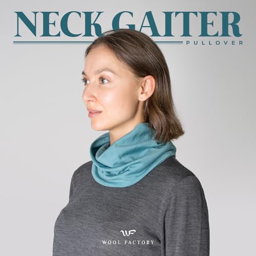 Women's Wool Neck Gaiters Odor and Pilling-Resistant, Face and Neck Sleeve Protector Turban, Made in Japan2