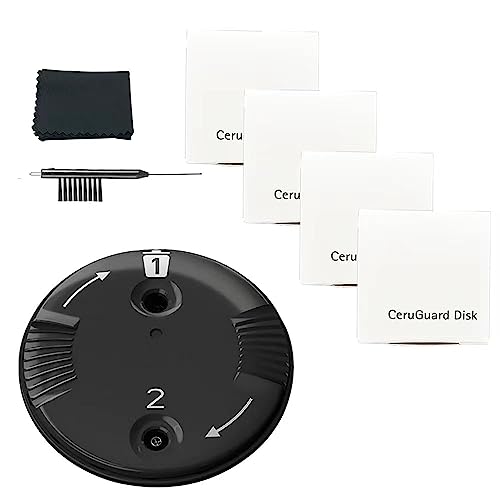 Hearing Aid Wax Guards Filters for Phonak Cerushield Marvel Paradise Hearing Aids, CeruGuard Disk Wax Guards with Hearing Aid Cl