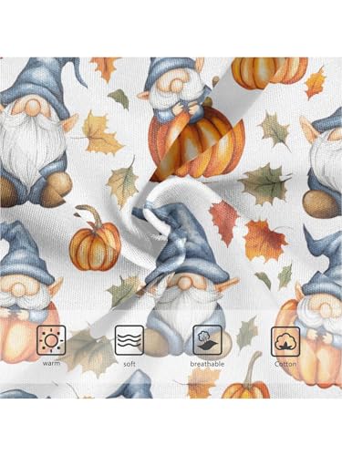 ZZKKO Blue Gnomes Orange Pumpkins Girls Underwear Toddler Panties for Girls Comfort Brief Size 2T3