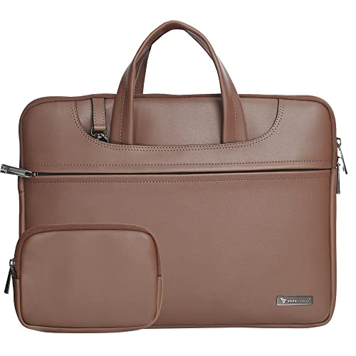 Vaku Luxos® DA Italiano 14 Inch Laptop Bag Leather Collection Messenger Organizer Shoulder Sling Office Bag
