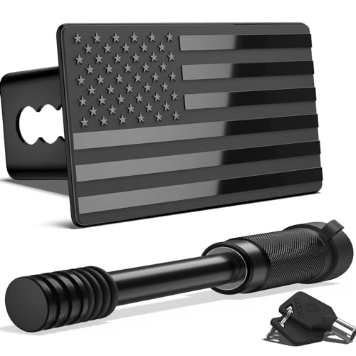 Heavy American Flag Hitch Cover for 2" Receivers