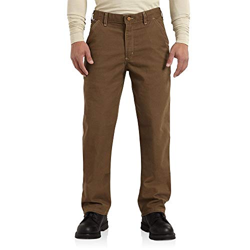 Carhartt Men's Flame-Resistant Washed Duck Work Dungaree