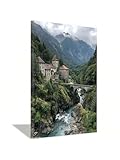 Photo Gallery lianyibo quadro su tela con paesaggio naturale stampe di castelli opere d arte moderne decorazione da parete per casa e ufficio struttura 80x120 cm Photo Gallery lianyibo quadro su tela con paesaggio naturale stampe di castelli opere d arte moderne decorazione da parete per casa e ufficio struttura 80x120 cm
